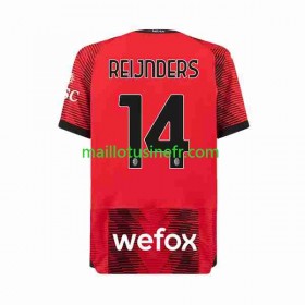 Maillot de Foot AC Milan Tijjani Reijnders 14 Domicile 2023-24